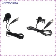 [chiwanji4x] Wireless Microphone XLR 3-pin Lavalier Microphone Clip on & Windscreen
