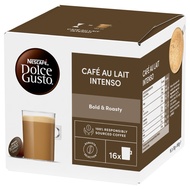 Nescafe Dolce Gusto Cafe Au Lait Intenso/ Decaf Coffee Pods 16 Servings 160G (UK)