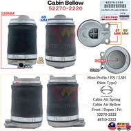 52270-2220 Hino Profia New Type Kabin Bellow Depan Cabin Air Spring Cabin Bellow ; Cabin Air Bellow 