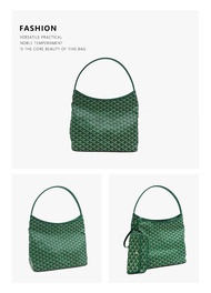 GOYARD 2023กระเป๋าสะพายไหล่ Hobo หนังแท้สำหรับผู้หญิงกระเป๋าทรงสี่เหลี่ยมมีหูหิ้วสะพายไหล่ Tali Bahu