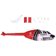 RC Toy Helicopter Upgrade C138 Fuselage Shell Kit for RC ERA C138 Bell 206 1:33 RC Toy Helicopter Pa