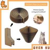 Multiple Form Collapsible Board Cat Scratcher / Pencakar Kucing Pelbagai Bentuk / Claws Grinding