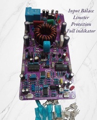 power kit class D D1k5 terbaru full fitur limiter input balance amplifier