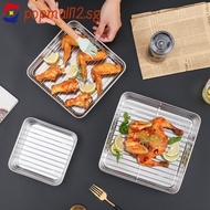 [January New] 430 Stainless Steel Square Baking Pan Square Tray，For Outdoor，Kitchen❀
