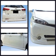 2nd Generation Toyota Wish 2009 Modelista Skirting Body Kit PU Ready Stock