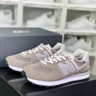 2024~ New Balance 574 Grey White Retro Casual Sport Running Shoes Unisex Sneakers For Men Women ML574EVG