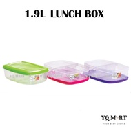 2 Compartment Lunch Box Lunch Box 1.9L Bpa Free Plastic Lunch Box