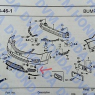 Fog Lamp Cover OriginalKiri Civic 2009 - 2011 Fd Accessories