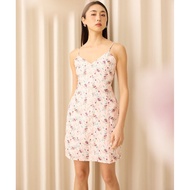 HVV Oscar Floral Panelled Sun Dress - Soft Pink