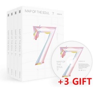 BTS MAP of The Soul : 7 Album+Folded Poster+KPOP Premium Mask+Extra Photocard