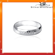 💥PROMO💥#RH251 Size19-30 Engravable Ring Silver925 Men's / Women's 4mm (Cincin Belah Rotan Perak 925-