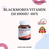 Blackmores Vitamin D3 1000IU Capsules 60's (EXP: 6/2024)