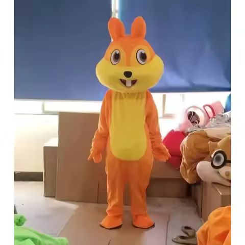 Mascot Cosplay Costume Advertising Ceremony Alvin and The Chipmunks Tamias Fancy Dress Party Animal 