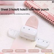 I know 4mm Three-Hole Puncher for loose-leaf Notebooks - Manual Hole Punch for A5 A6 B6 Personal Poc
