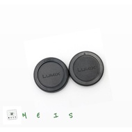 1 Set Rear Cap Body & Lens Cover Lumix Mirrorless