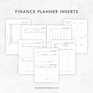 Finance Planner Insert