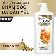 Dầu Gội Sạch Gàu Clear Botanique 9 Thảo Dược Quý 900g