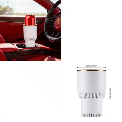 G7NA Car Drink Temperature Manager Aluminum Cup 10 Moment Hot Cold Manner Safety Security