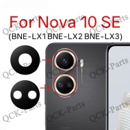For Huawei Nova 10 SE BNE-LX1 BNE-LX2 BNE-LX3 Rear Back Camera Glass Lens With Adhesive Sticker