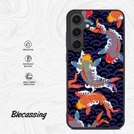 Hardcase Casing Samsung Galaxy S25 S24 S23 S22 S21 S20 A56 Edge FE Plus Ultra 5G Koi BC275 Case