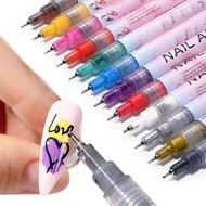 BORN PRETTY Drawing Graffiti Pen Waterproof Painting Liner Brush DIY 3D Abstract Lines Flower Manicu