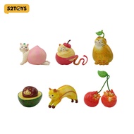 【Launch Time Sep 17th 9:30AM】52TOYS COMUGI Fruity Meow Series Blind Box Figure Toy（Whole Set）