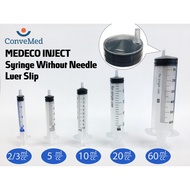 Syringe without needle luer slip 2/3ml, 5ml, 10ml, 20ml / Picagari tanpa jarum luer slip