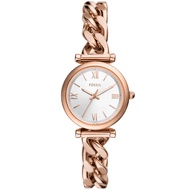 FOSSIL ES5330 Carlie Three-Hand Rose Gold-Tone Stainless Steel wWomen Watch
