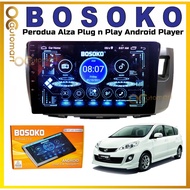 BOSOKO Perodua Alza  Android 10 inch Android Player 1+16GB With Casing Car Android Player Car With W