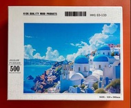 希臘拼圖/500 Piece Jigsaw Puzzle/500塊拼圖/聖托里尼拼圖