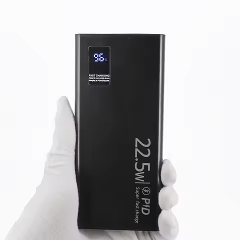 22.5W Super Fast Charging Power Bank DIY Kit 1260110 Battery Case 20000mAh Portable Charger with Typ