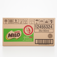 Susu Milo 180 ml Kotak Coklat ACTIVE GO UHT (1 dus isi 36 pcs)