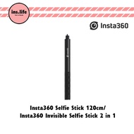 Insta360 Invisible 2 In 1 Selfie Stick/ 120cm Selfie Stick for Insta360 GO 2, ONE X2, ONE X3, ONE R, ONE X