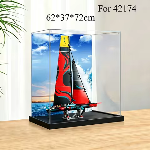 Clear Acrylic Display Case for lego 42174,Dustproof Box,Easy Assemble Custom Home Office Display Sto