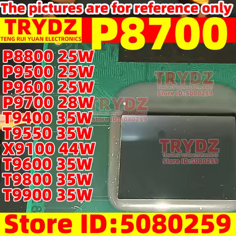 3-1pcs New P8700 P8800 P9500 P9600 P9700 T9400 T9550 T9600 T9800 T9900 X9100