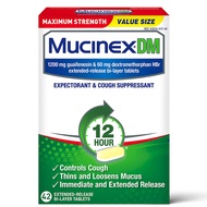 Mucinex และ Mucinex DM Maximum Strength แก้ไอ ละลายเสมหะ สูตรเข้มข้น #1 จาก USA