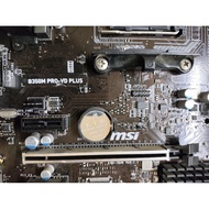 MSI B350m vd plus motherboard AM4 support ryzen 5 5600 with bios update