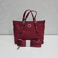 Bimba Y Lola M Red Nylon Tote / Shopper Bag