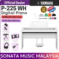 Yamaha P225 White 88 Keys Digital Piano Package A ( P-225 / P 225 / p225 / p225wh )