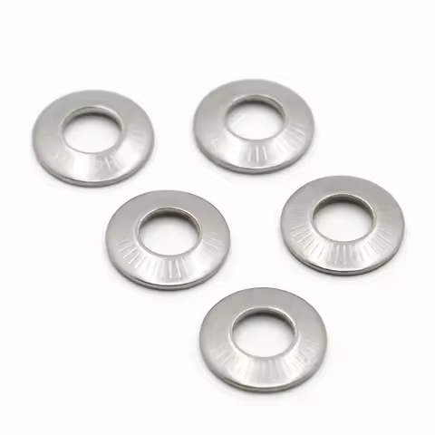 M3 M4 M5 M6 M8 M10 M12 M16 A2 304 Stainless Steel Disc Spring Serrated Lock Washer Conical Knurled E