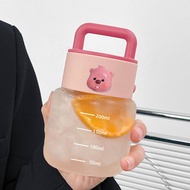 [ks1089.my] Loopy Mini Milk Cup Handle Glass Portable Transparent Small Water Cup High-value Office 