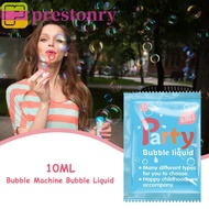 PRESTONRY 5PCS Soap Water Bubble, 10ML|Parts Concentrate Bubble Liquid, Concentrated Bubble Solution
