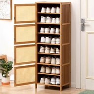 Shoe Cabinet, Entryway Cabinet Wooden Shoe Rack Shoe Storage Cabinet for Entryway Hallway