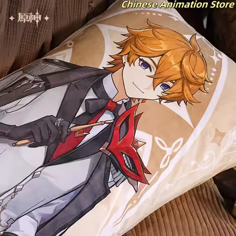Genuine Tartaglia Cyno Diluc Yaemiko Keqing Character sized Pillow Genshin Impact Mihoyo Cosplay Ani