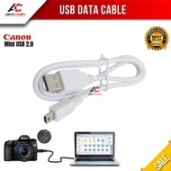 Kabel Data USB Kamera Canon Putih / White untuk DSLR Mirrorless Pocket Mini USB 2.0 to USB Laptop 11