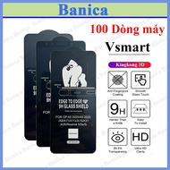 (Type 1) Kingkong 3D tempered glass Vsmart Joy3/Joy4/Live4/Star3/Star4/Star5 Good quality, Full scre