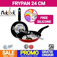 MAKCOOK FRYPAN 24 CM - FRY PAN 24CM - WOK PAN - NON-STICK TEFLON