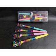 (4Pc) Glitter Water Bead Ink Pen Cute Character Glitter Water Pen/ Glitter Gel Pen/