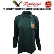 Falcon 307S T-Shirt TKRS Sekolah Rendah Jersey Microfiber Lengan Panjang & Dwi-Kolar BARU