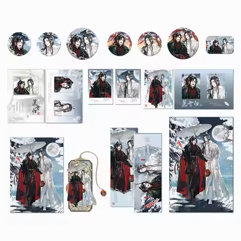 Sunsyea MDZS Mo Dao Zu Shi Official Merch MXG Theme Series Wei Wuxian Lan Wangji Badge Acrylic Stand